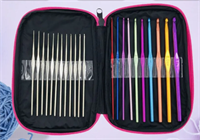 Набор металлических крючков для вязания в чехле, крючки для вязания 0283095431