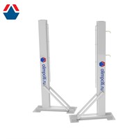 Стойки для большого тенниса  алюминиевые 80х80 с башмаком ОС-06496