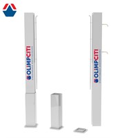 Стойки для большого тенниса стационарные алюминиевые 80х80 ОС-06493