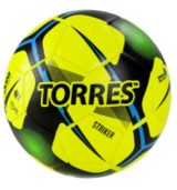Мяч футзал. TORRES Futsal Striker, р.4, 30 панели. TPU, 3 подкл. слоя, маш.сш.,желтый 01655