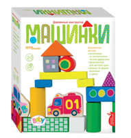 Деревянный конструктор «Машинки» 027262