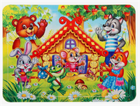 Макси-Пазл «Теремок»,12 элементов 0283095570