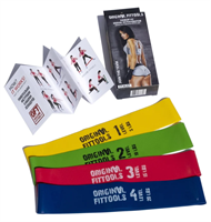 Комплект фитнес-резинок для тренировок Original FitTools длина по окружности 610 мм Bl4w1q-Bhd8nE6E1Vno291