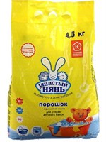 Стиральный порошок Ушастый нянь, для стирки детского белья, 4,5 кг 0280054