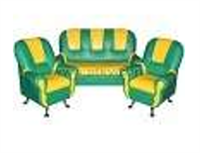 Комплект мягкой игровой мебели «Добрый Гном на хромированных ножках» 02059