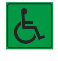 Тактильная пиктограмма  Все категории инвалидов 200х200 02496