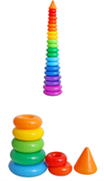 Пирамидка «Гигант», 20 колец с конусом 01958
