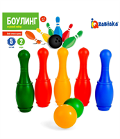 Боулинг «Набор 34», цветной, 5 кеглей, 2 шара, в сетке owu-Ajexhoj6Cpf5jNfcC3