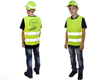 Световозвращающий жилет-накидка для пешеходов 02829259