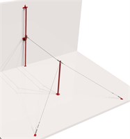 Перекладина гимнастическая пристенная эконом 8747