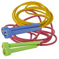 Скакалка, пластиковые ручки, мультиколор 33008