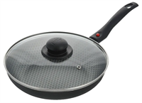 Сковорода антипригарная 28см с крышкой, со съемной ручкой. 0283095224