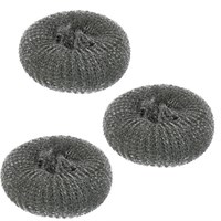 Губка металлическая для посуды, 3 шт/уп 026210