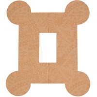 Тейп динамический POSTYREPALS Box Tape PP-Box-T, преднарезка, по 5 шт, телесный 33170