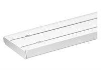 Карниз пластиковый двухрядный Inspire в наборе 200 см пластик цвет белый 028309378