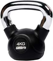 Гиря обрезиненная с хромированной ручкой 4 кг 02117