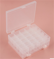 Набор шпулек в двустороннем органайзере, d=20 мм, 25 шт., прозрачный 54q6FF3gifJSVcUHxvnTu0