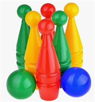 Боулинг 8 предметов ( кегли 6шт., шар 2шт.) 0280530