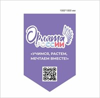 Стенд Орлята россии пластик 3 мм 1000 х 1500 мм ДДП09