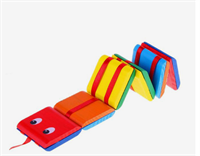 Головоломка «Змейка» с переворачивающимися цветными квадратами 0283096105