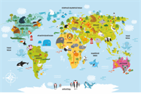 Игровое поле Карта мира (акс) 027897