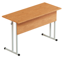 Стол ученический двухместный не регулируемый 02089