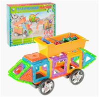 Конструктор магнитный (75 дет.) в коробке 0281044