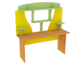 Уголок ИЗО желто-зеленый 02830962773