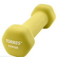 Гантель TORRES 0,5 кг (неопрен) 02459