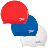 Шапочка для плавания SPEEDO Plain Flat Silicone Cap Junior, детская, 4 цвета в ассортименте 33760
