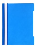 Папка-скоросшиватель Calligrata, А4, 120 мкм, синяя, прозрачный верх, МИКС 0280066