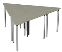 Стол-трапеция на металлокаркасе 0282131