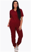 Костюм медицинский женский бордо 0282858