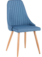 Стул каркас металл под дерево, обивка ткань 02285