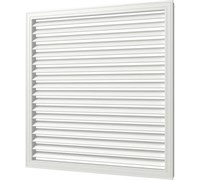 Радиаторная решетка 30х60 белая вертикальная 026040