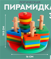 Пирамидка логическая «Пазл» 02830962801