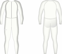 Комплект комбинезонов для шорт трека (все тело). 0282601