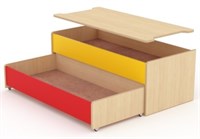 КРОВАТЬ 2-Х ЯРУСНАЯ ВЫКАТНАЯ С КРЫШКОЙ 0283095012