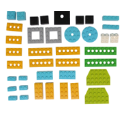 Реплика Полный комплект деталей для WeDo 2.0.(280 шт) Без электроники 01342