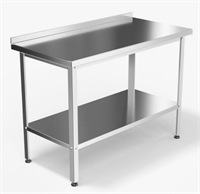 Стол производственный с бортом 400х900х850 мм. нерж. 0283095143