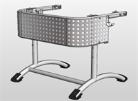 Каркас одноместный с регулировкой высоты и угла наклона столешницы 02830962812