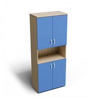 Шкаф широкий высокий закрытый с низшей (798х418х1960) 02830962827