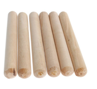 ПАЛОЧКА ЭСТАФЕТНАЯ ДЕРЕВЯННАЯ (КОМПЛЕКТ 6 ШТ.) НФ-134542