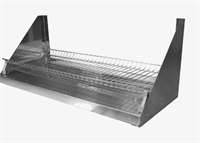 Полка консольная 1200х300х300, сушки для стаканов 