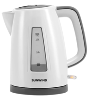 Чайник электрический SunWind SUN-K-30, 2200Вт, белый и серый 0283095181