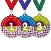 Комплект медалей из акрила 025929