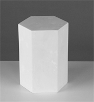 Геометрическая фигура ПРИЗМА шестигранная, 20 см (гипсовая) 02829227