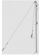 Стойки волейбольные на растяжках Универсальные с системой натяжения 025674