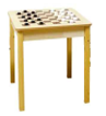 СТОЛ ШАХМАТНЫЙ ФАНЕРА/МАССИВ 2 00076