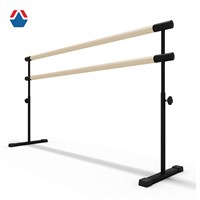 Хореографический станок мобильный Бук-2000 2-рядный с регулируемой высотой в сборе ОС-04539